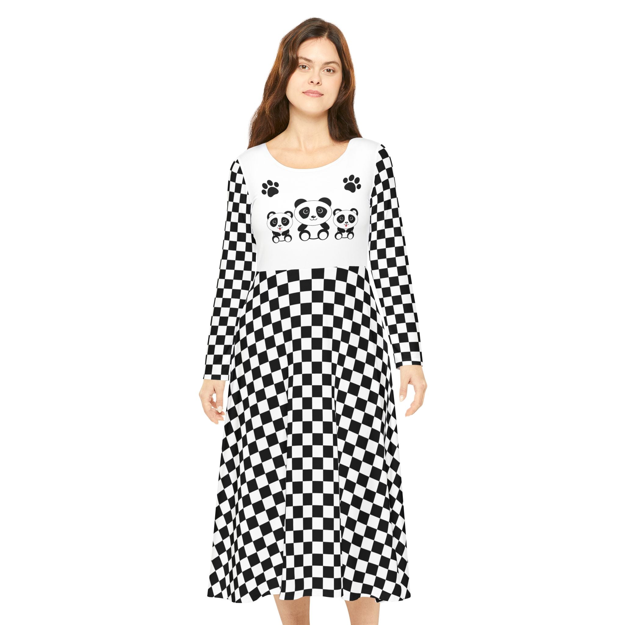 maxi pink dress for women party wear Get ready for a Panda Party the whole family can join! Too cute to resist! Shop our Panda Party family series and many more family series now at allwouldenvy.com! #allwouldenvy #