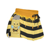 Kawaii Heaven Women's Cute Bee Honey Drip Sport Skorts with Pockets