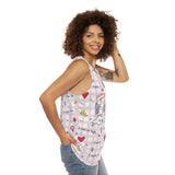 Cute Inspirational Tank Top - Feel Happy, Love Yourself, Ideal for Summer and Festivals, Motivational Gift, Comfortable Wear, Fun