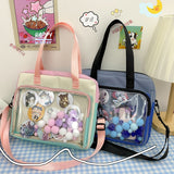 Japanese High School Girls Handbags Transparent