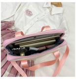 Japanese High School Girls Handbags Transparent