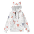 Kawaii Heaven Women's Cute Cat Ear Hoodie with Decorative Ears