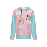 Kawaii Heaven Falling stars Women's Relaxed Fit Hoodie-Super Heavy 375g