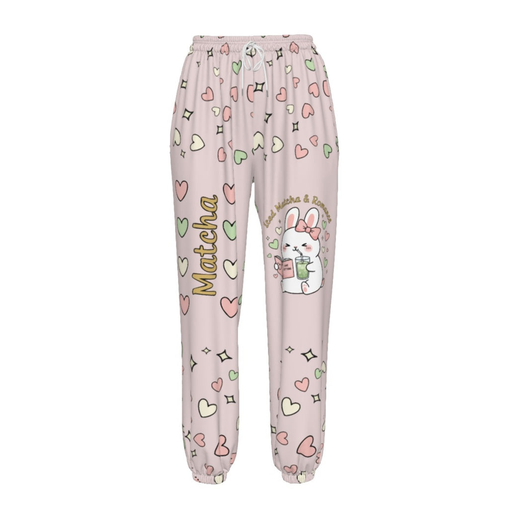 Iced Matcha Bunny Plush Pajama Pants