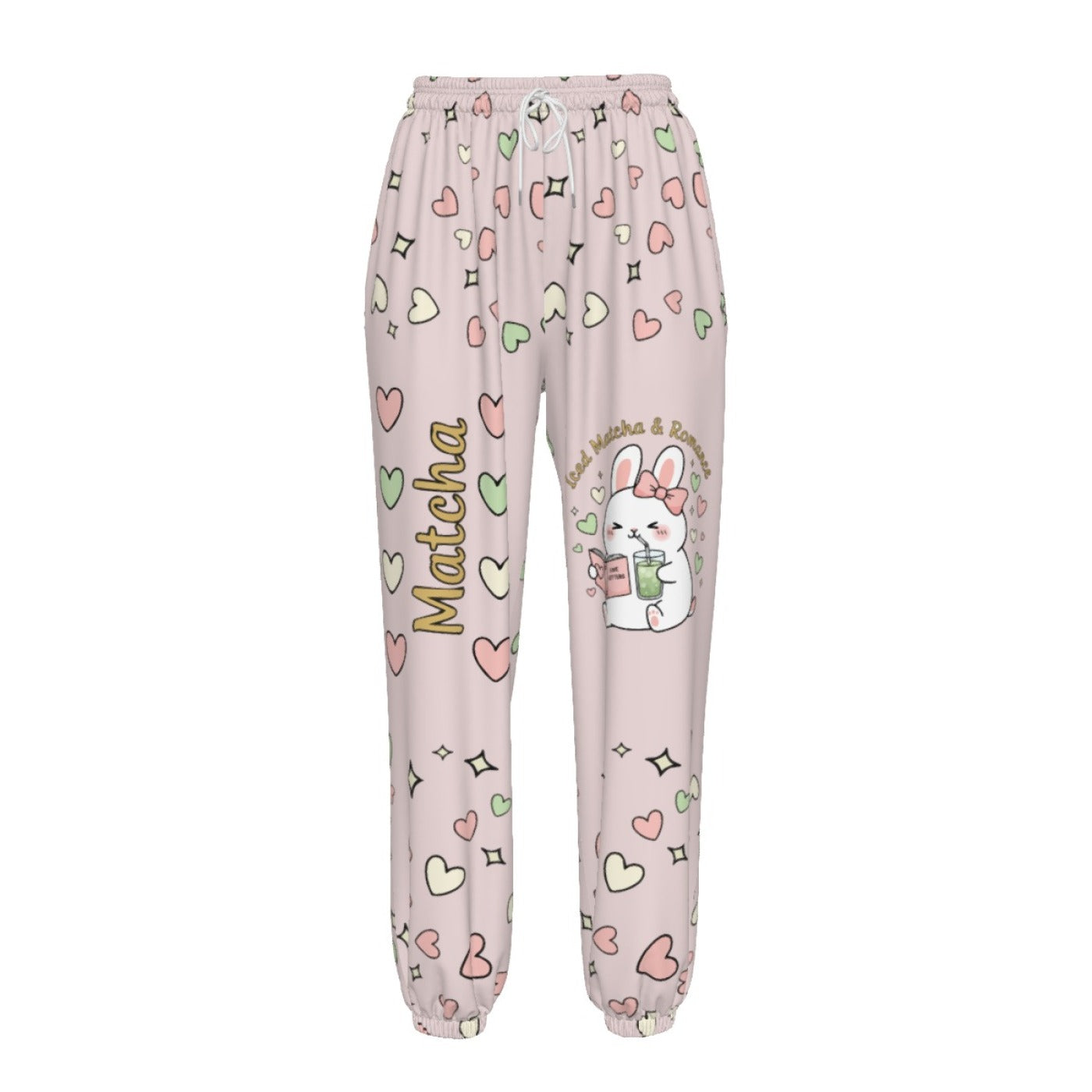 Iced Matcha Bunny Plush Pajama Pants