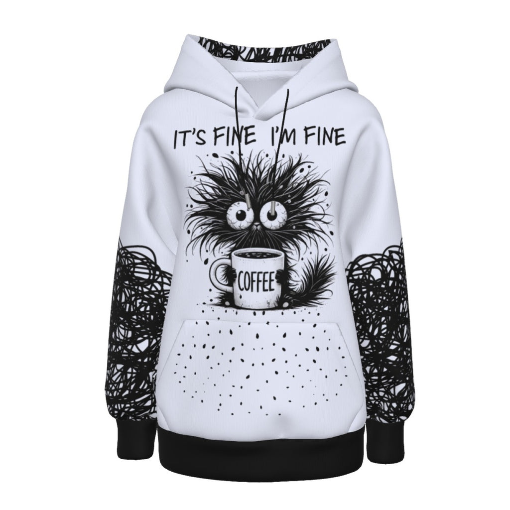 It’s Fine Coffee Cat Ear Hoodie