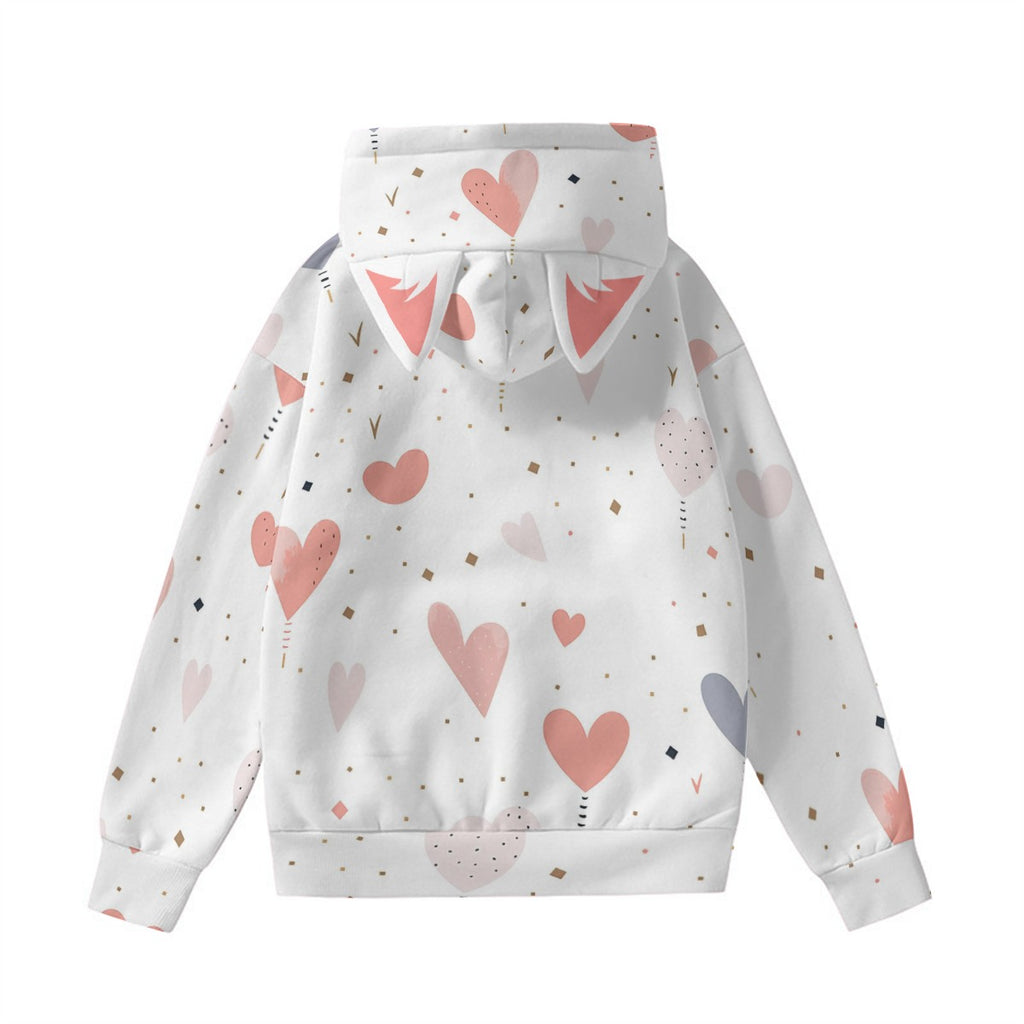 Kawaii Heaven Women's Cute Cat Ear Hoodie with Decorative Ears
