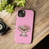 Kawaii Lady Baby Coala Tough Cases