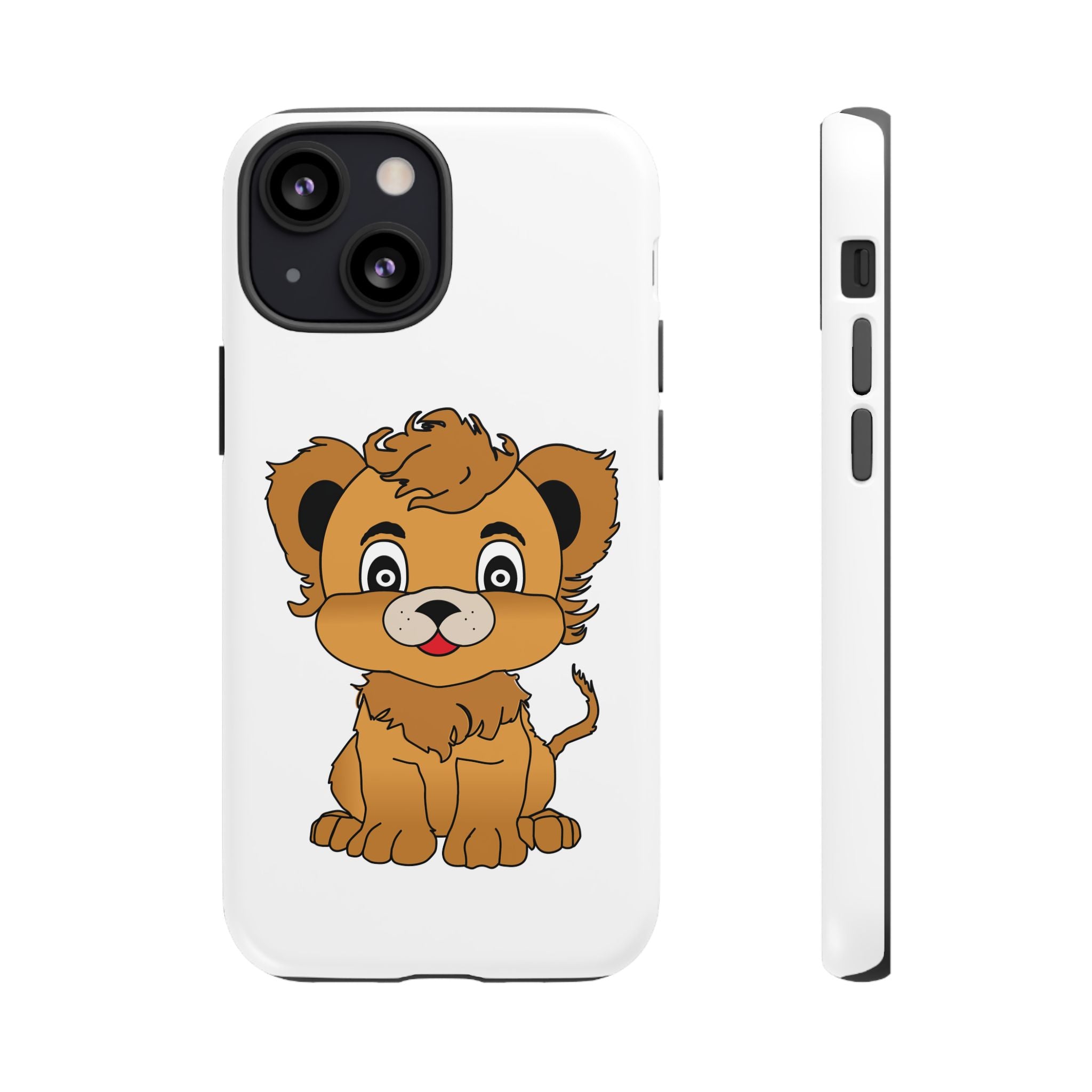 Cute Lion Tough Cases, Lion Phone Cases, Animal Print Phone Cover, Protective Case, Safari Theme Accessories