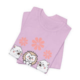 Cute Animal Tee - Hedgehog & Hamster Shirt - Happy Critter Top