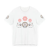 Cute Animal Tee - Hedgehog & Hamster Shirt - Happy Critter Top
