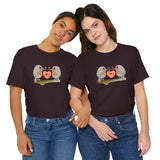 Robins in love Unisex Jersey Short Sleeve Tee