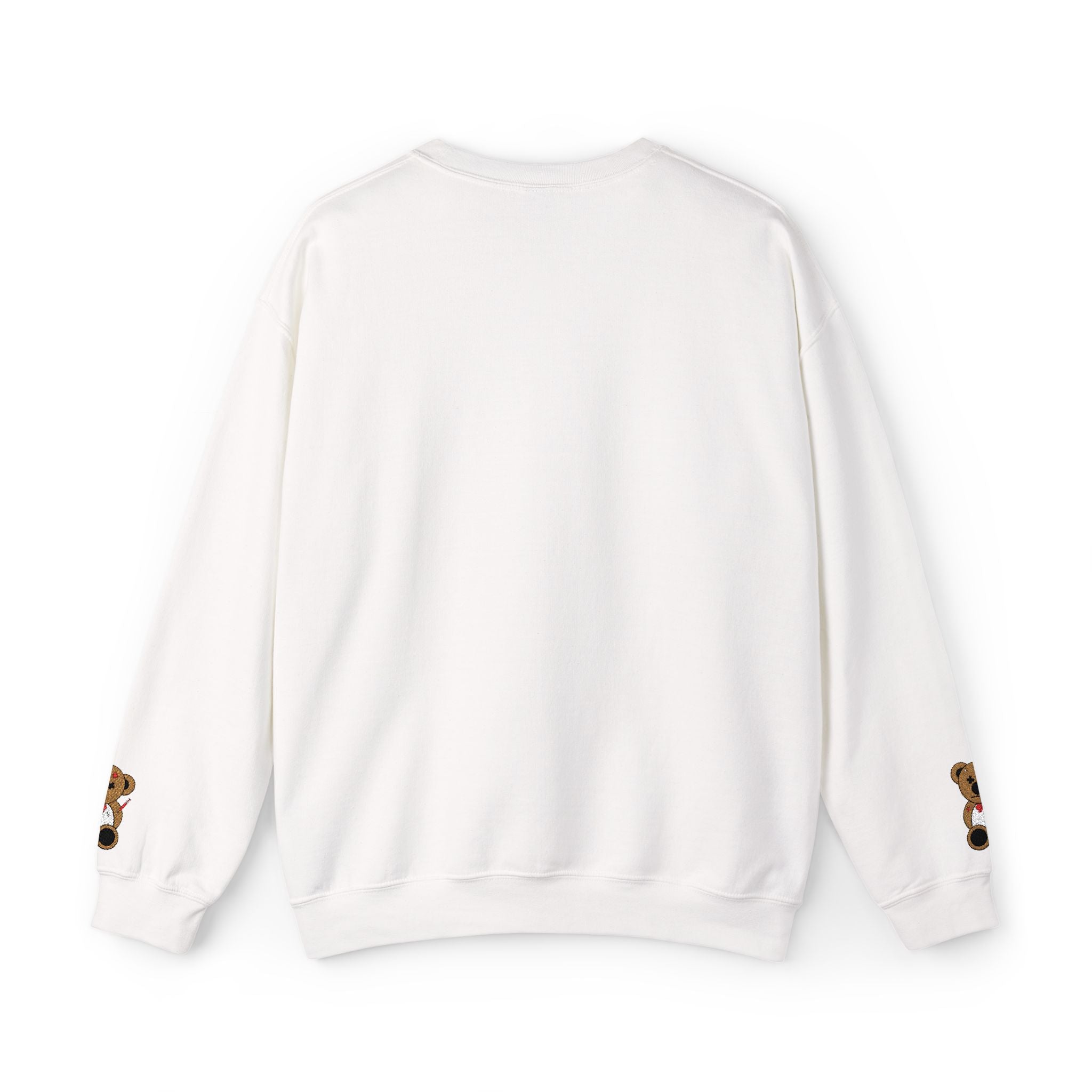 Embroidered Little Teddy Bear Crewneck Sweatshirt