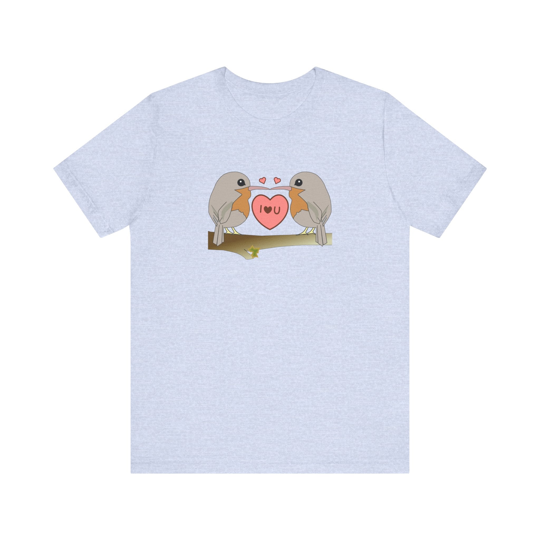 Robins in love Unisex Jersey Short Sleeve Tee