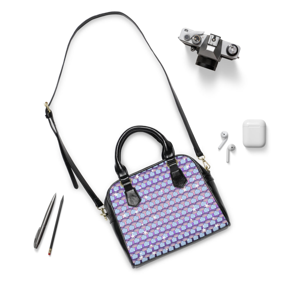 Pastel Rainbow Fantasy Shoulder Bag - Colorful Crossbody Handbag - Women's Fashion Tote
