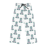 Pastel Frog Women's Pajama Pants, Cute Frog PJ Bottoms, Soft Lounge Sleepwear, Cozy Nightwear, Comfy Sleep Pants