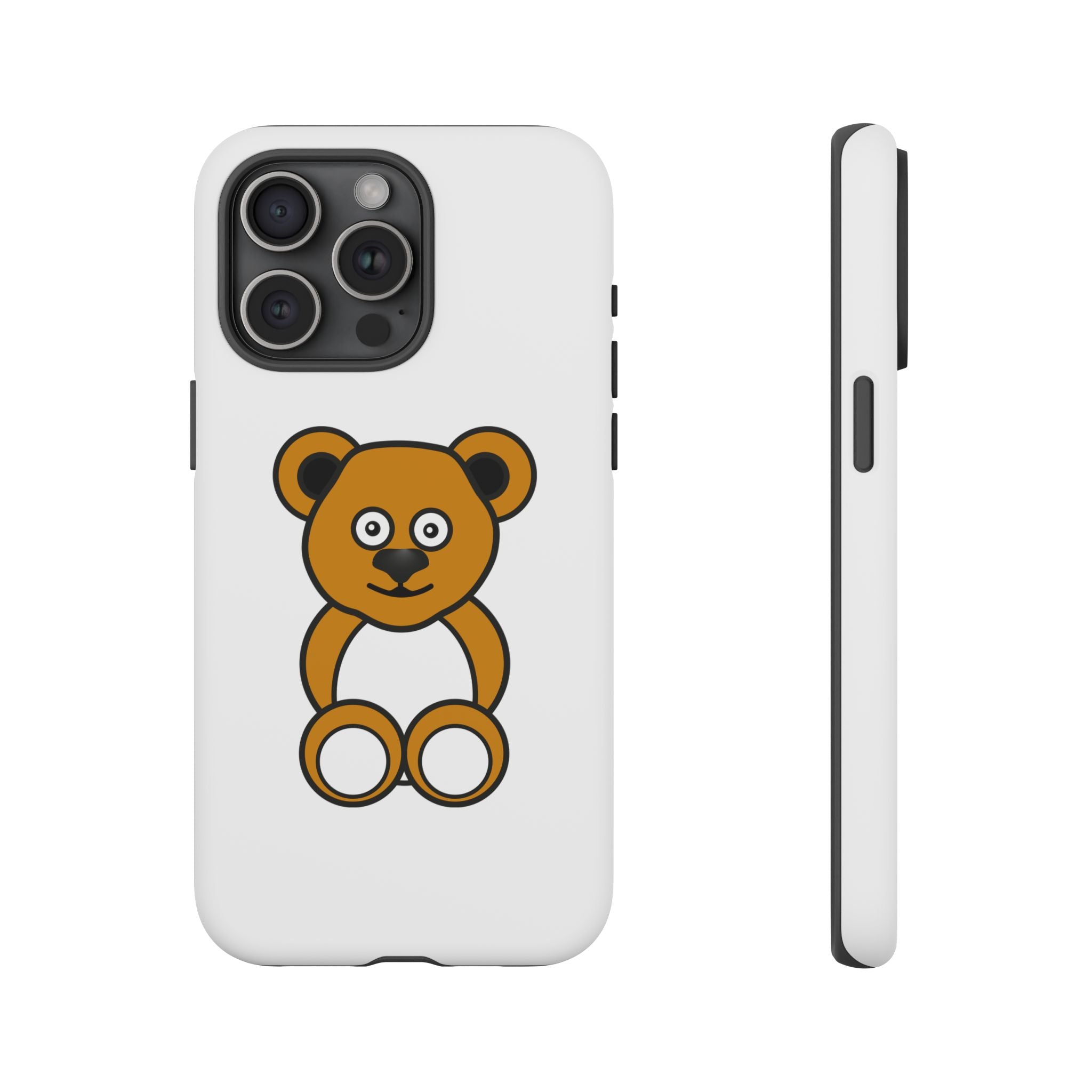 White Cute Ochre Bear Tough Cases