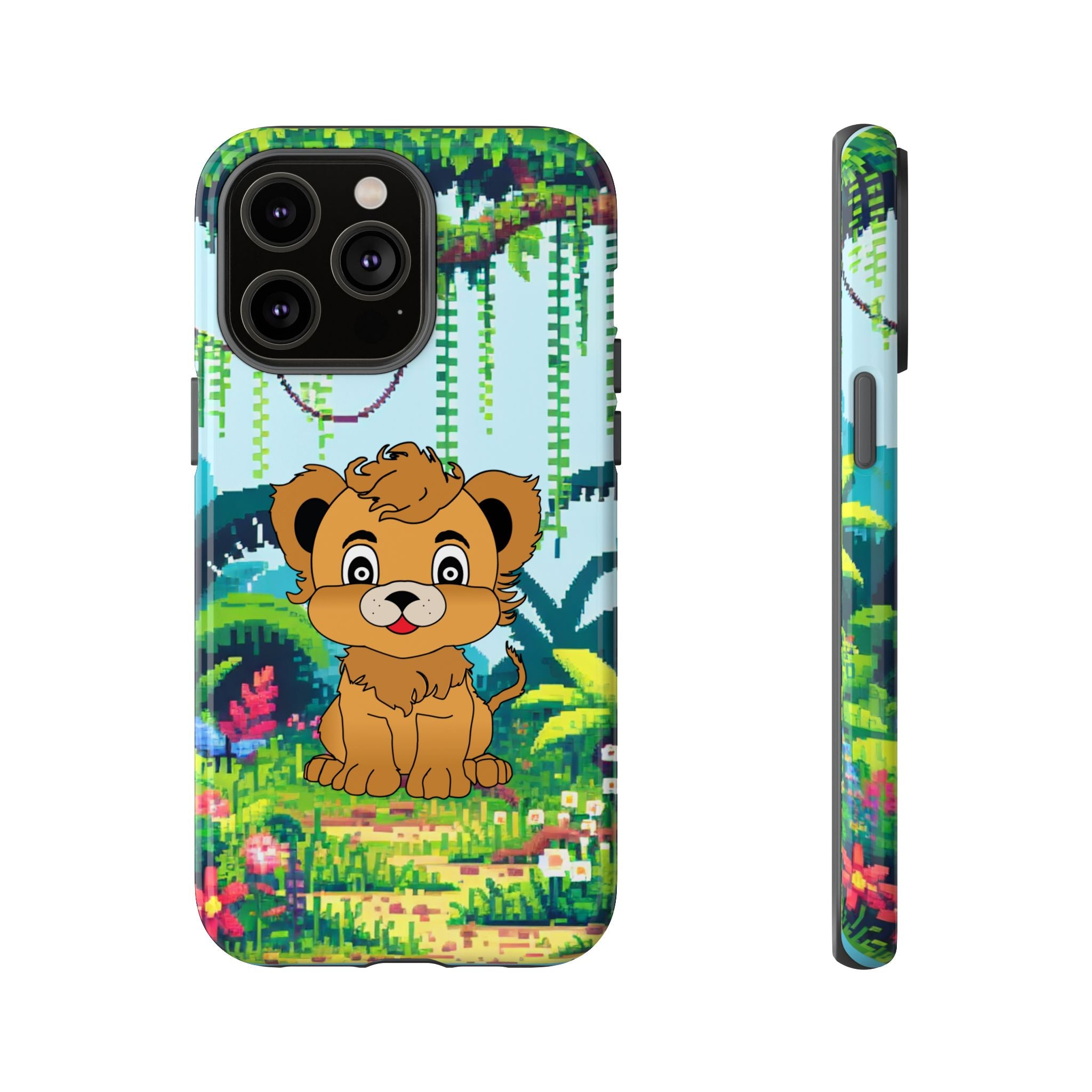 Cute Lion in the Jungle Tough Cases