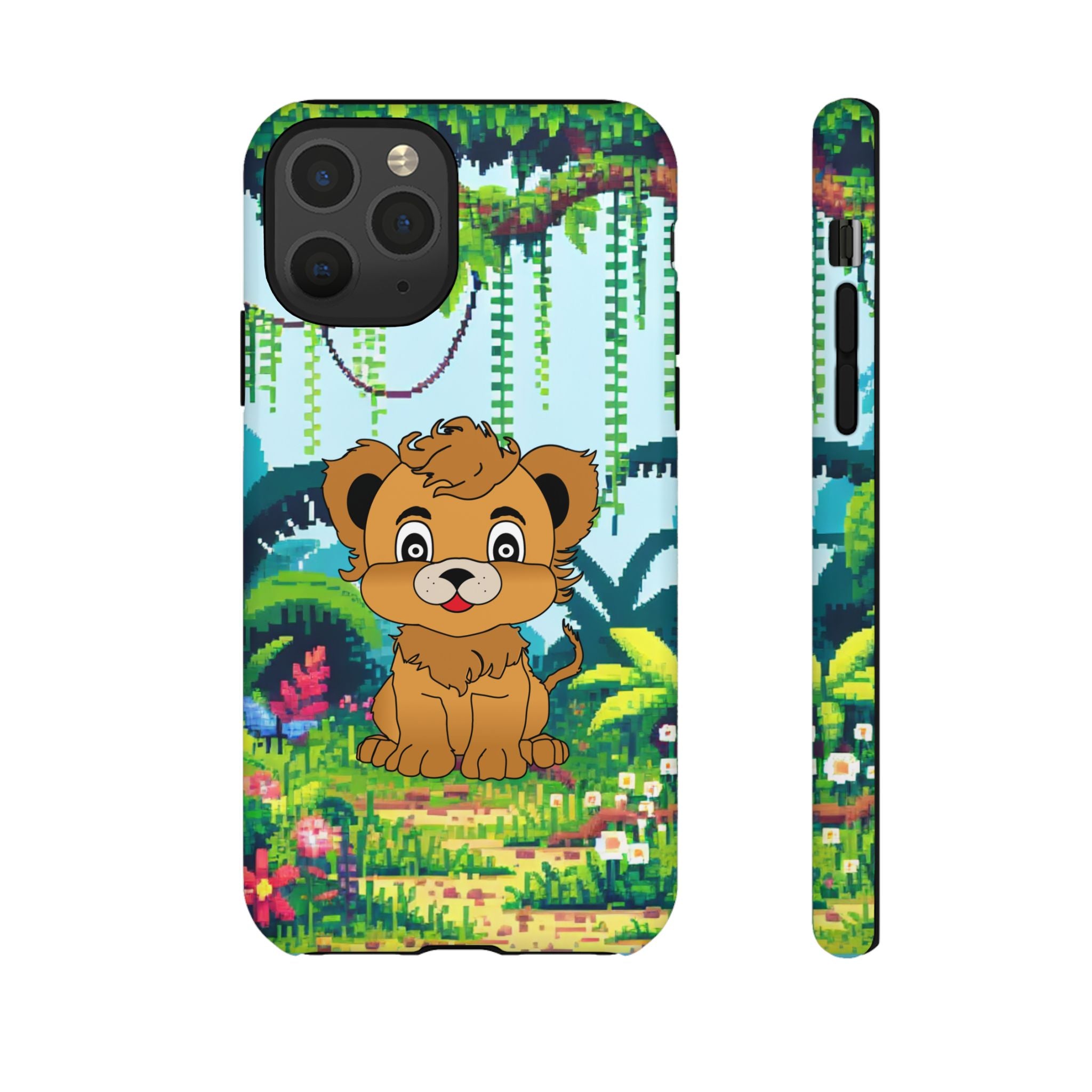 Cute Lion in the Jungle Tough Cases