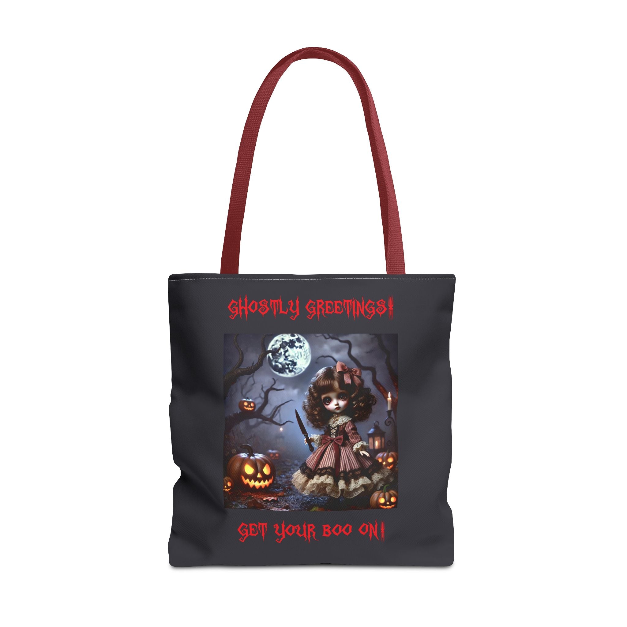 Halloween Doll With a Mix of Scary and Sweet Tote Bag