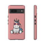 Kawaii Unicorn Tough Cases for iPhone Galaxy and Google Pixel