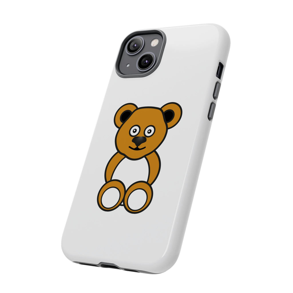 White Cute Ochre Bear Tough Cases