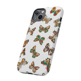 Butterflies Tough Cases, Phone Case, Protective Cover, Butterfly Pattern, Gift for Her, Unique Phone Accessory