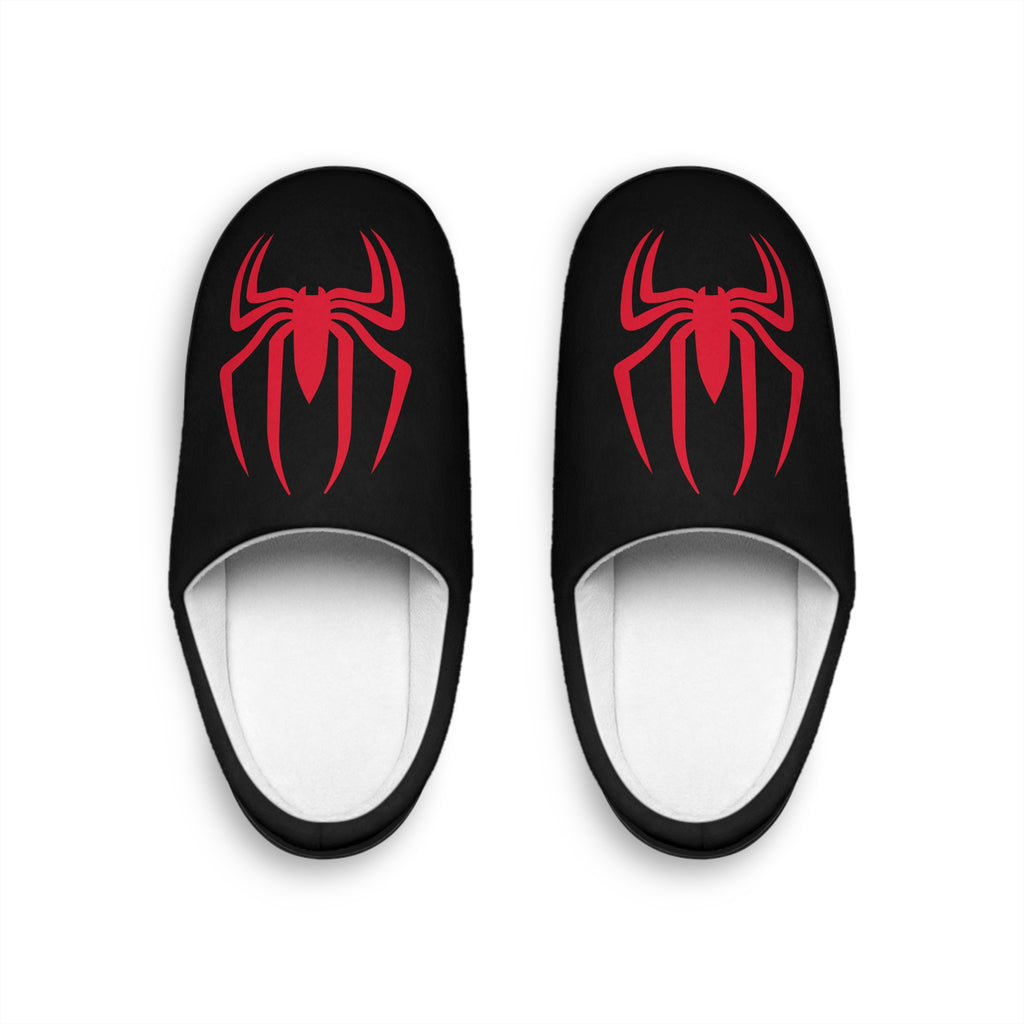 Red Spider Indoor Slippers, House Shoes for Women - Cozy Slip-Ons, Bedroom Footwear, Anti-Slip Soles, Cute Loungewear