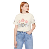 Cute Animal Tee - Hedgehog & Hamster Shirt - Happy Critter Top