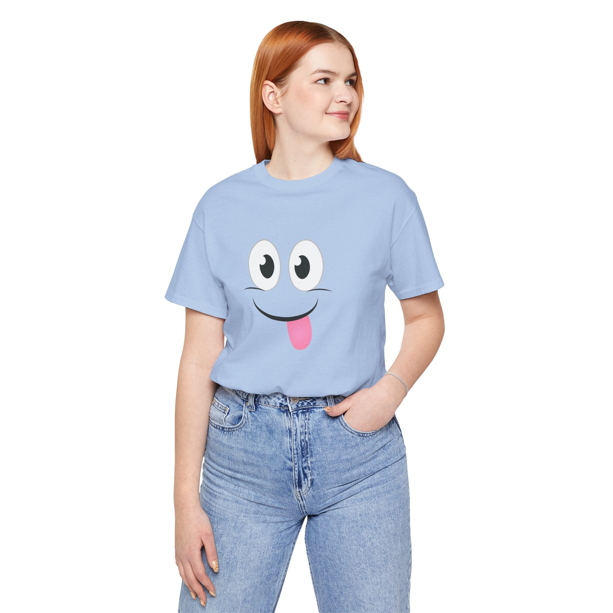 Yum Smile T-Shirt, Cute Graphic Tee, Food Lover Gift, Unisex Top, Funny Saying Shirt, Short Sleeve Tee
