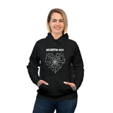 Gothic Spider Web Heart Athletic Hoodie - Halloween Sweatshirt, Creepy Workout Jacket, Dark Fitness Outfit, Emo Athletic Top, Gothic Heart