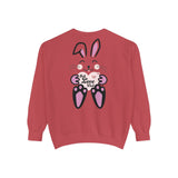 Kawaii Rabbit Face Unisex Sweatshirt, Self Love Club, Cute Jumper, Pastel Bunny Shirt, Cozy Pullover, Gift for Rabbit Lovers