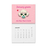 Cute Wall Calendars (2025) - Monthly Planner, Yearly Agenda, Office Decor, Gift for Students, Home Organization