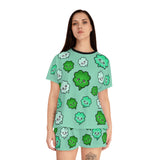 Kawaii Shamrocks Pajama Set - Women's Sleepwear - Cute PJ Set