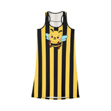 Kawaii Bee Dress - Cute Bee Sundress - Women's Bee Print Dress - Tank Dress