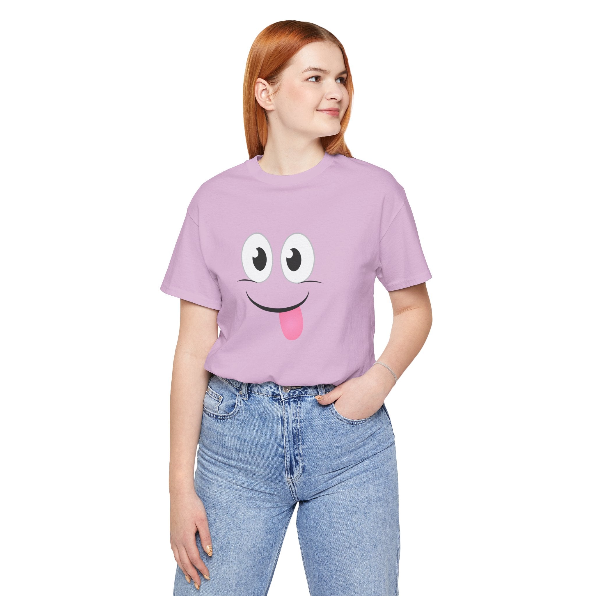Yum Smile T-Shirt, Cute Graphic Tee, Food Lover Gift, Unisex Top, Funny Saying Shirt, Short Sleeve Tee