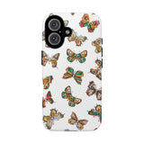 Butterflies Tough Cases, Phone Case, Protective Cover, Butterfly Pattern, Gift for Her, Unique Phone Accessory