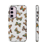 Butterflies Tough Cases, Phone Case, Protective Cover, Butterfly Pattern, Gift for Her, Unique Phone Accessory