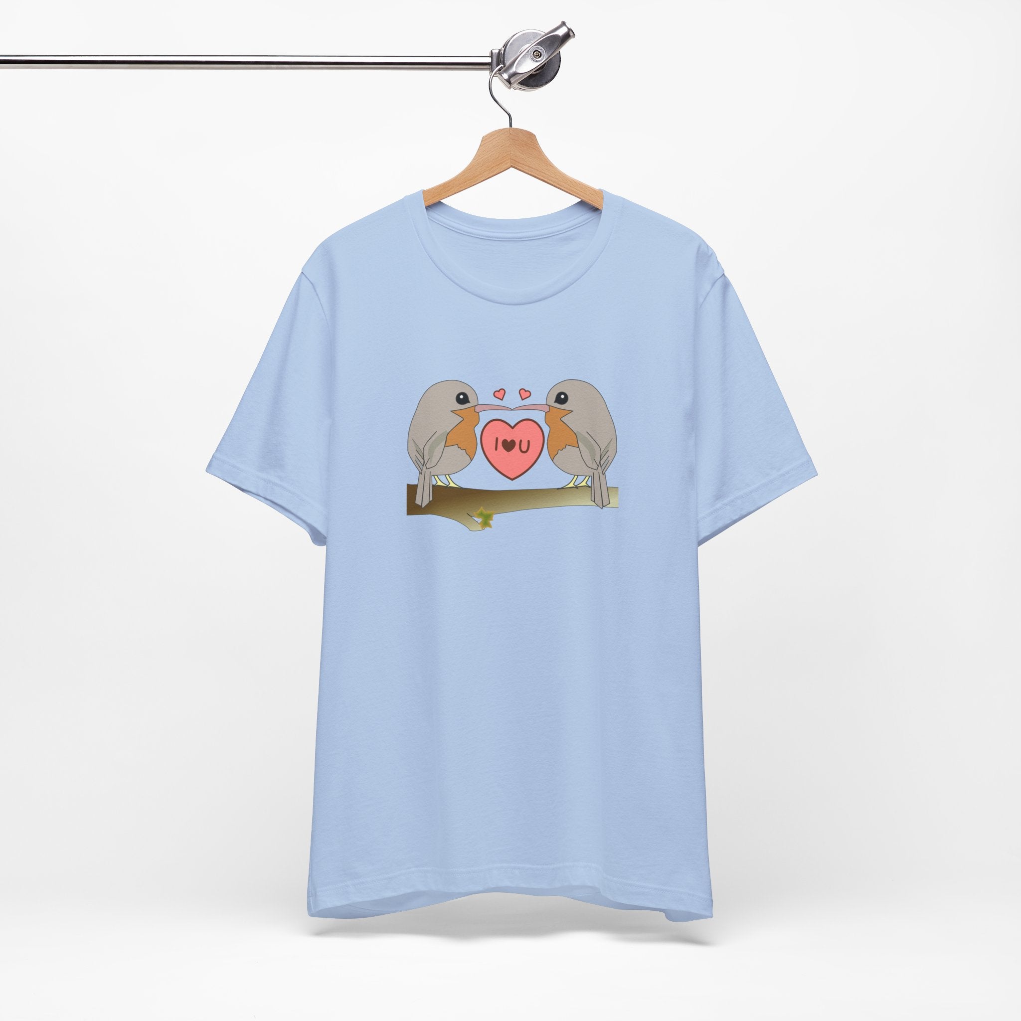 Robins in love Unisex Jersey Short Sleeve Tee