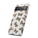 Butterflies Tough Cases, Phone Case, Protective Cover, Butterfly Pattern, Gift for Her, Unique Phone Accessory