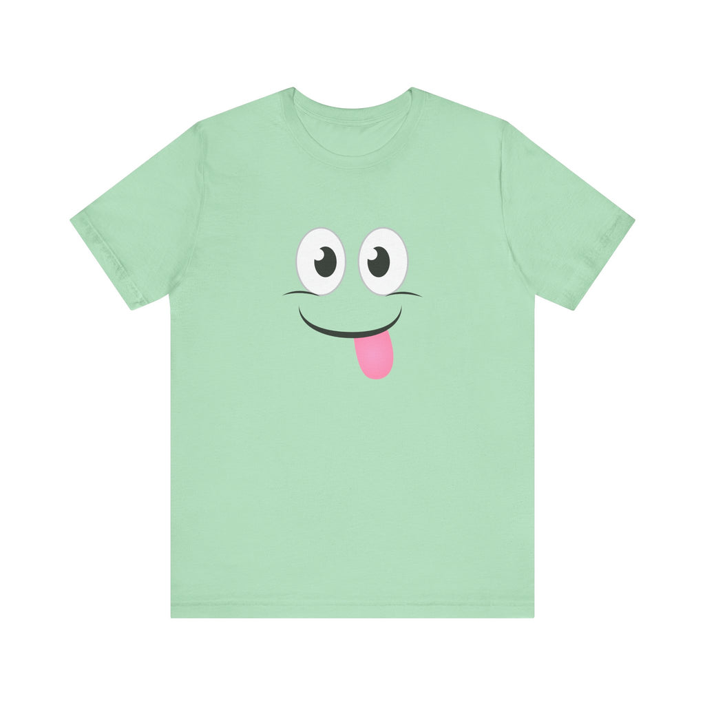 Yum Smile T-Shirt, Cute Graphic Tee, Food Lover Gift, Unisex Top, Funny Saying Shirt, Short Sleeve Tee