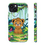 Cute Lion in the Jungle Tough Cases