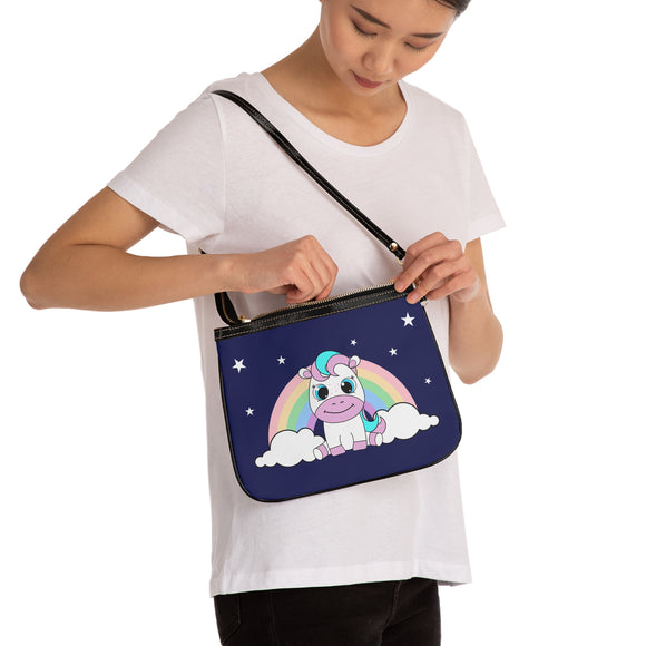 Kawaii Pony Rainbow Shoulder Bag - Cute Mini Crossbody Purse - Pastel Pony Handbag