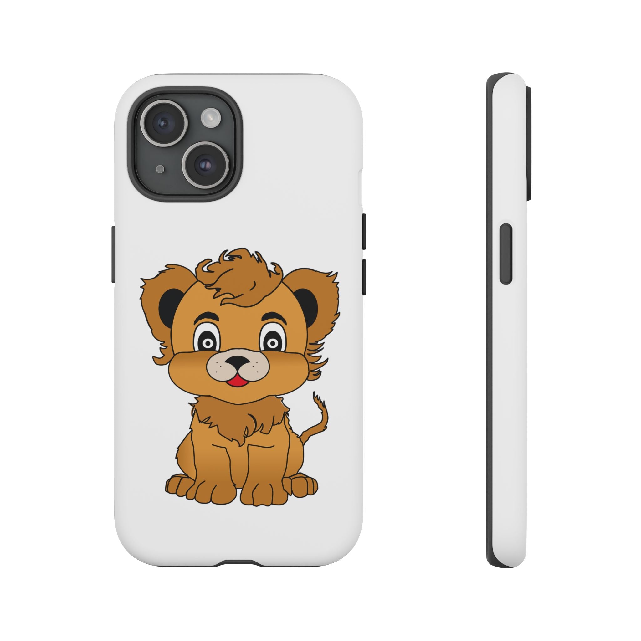 Cute Lion Tough Cases, Lion Phone Cases, Animal Print Phone Cover, Protective Case, Safari Theme Accessories