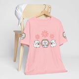 Cute Animal Tee - Hedgehog & Hamster Shirt - Happy Critter Top