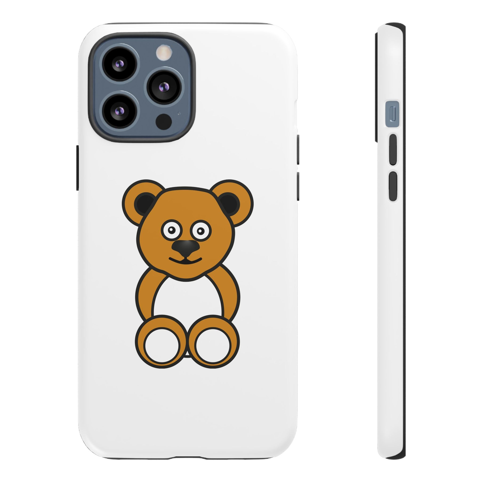 White Cute Ochre Bear Tough Cases