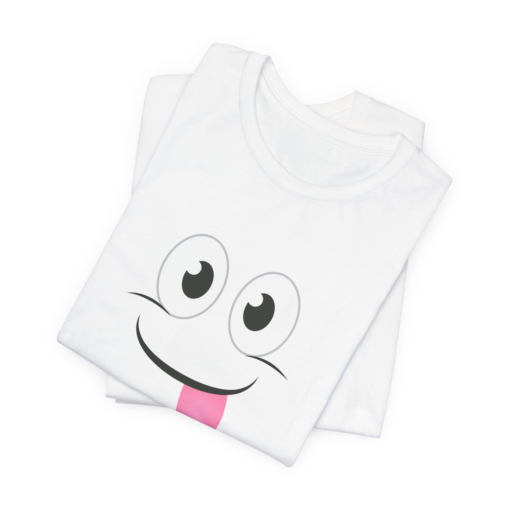 Yum Smile T-Shirt, Cute Graphic Tee, Food Lover Gift, Unisex Top, Funny Saying Shirt, Short Sleeve Tee