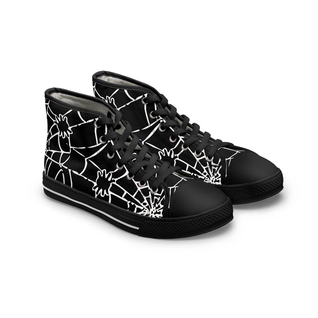 Spider Web High Top Sneakers
