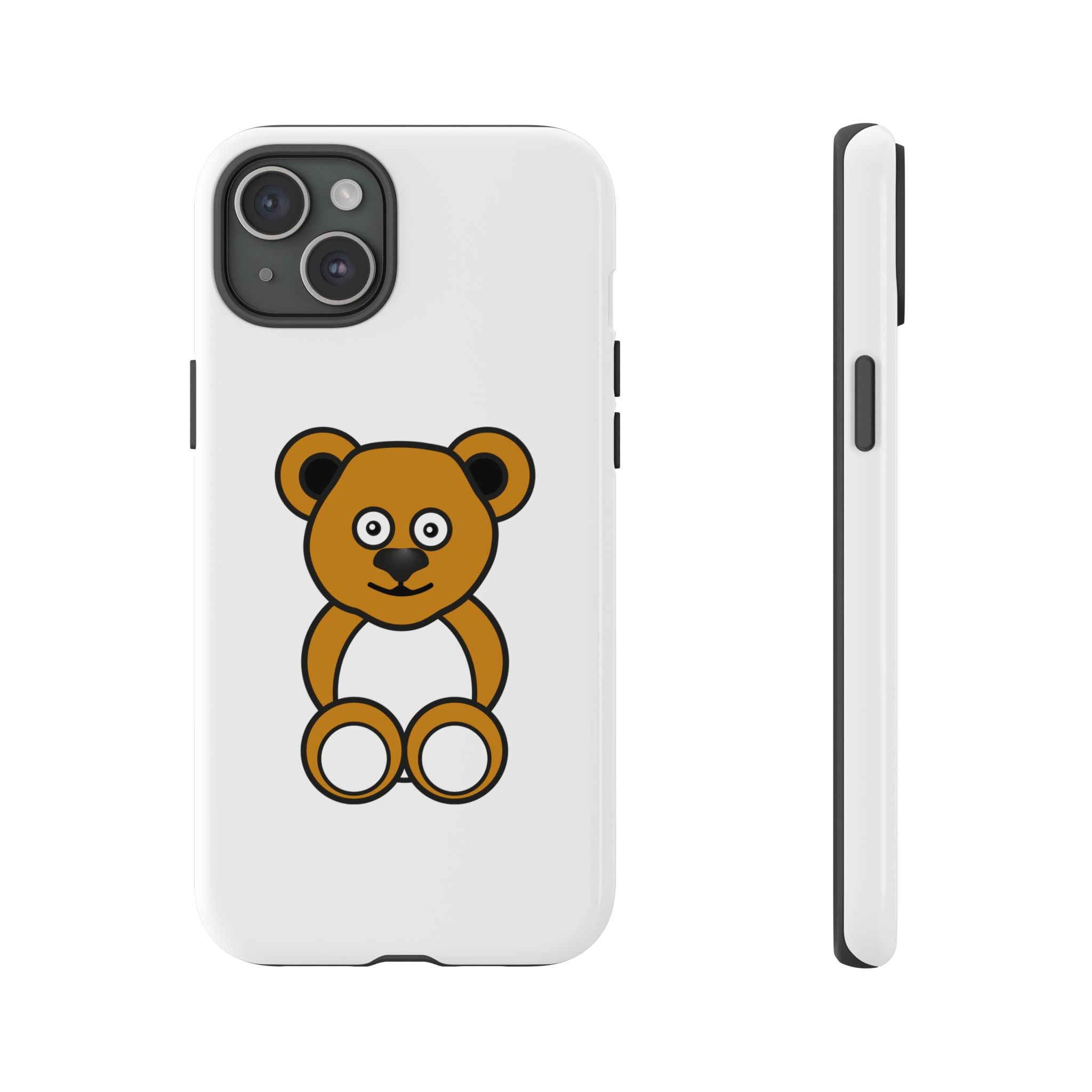 White Cute Ochre Bear Tough Cases
