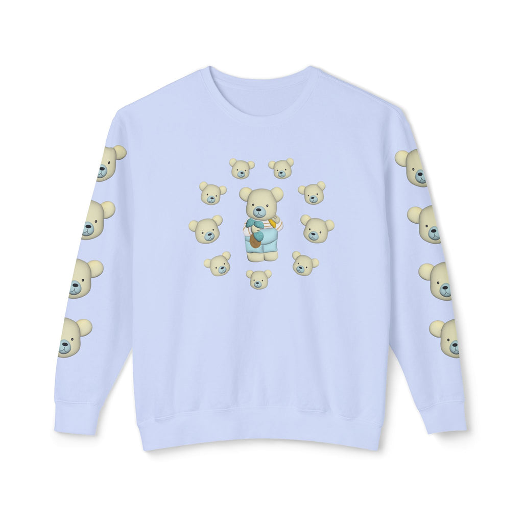 Garden Bear and Bear Heads Sweatshirt, Cute Wildlife Jumper, Nature Lover Gift, Cozy Outdoor Apparel, Woodland Animal Clothing, Forest